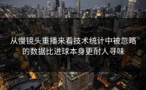 从慢镜头重播来看技术统计中被忽略的数据比进球本身更耐人寻味